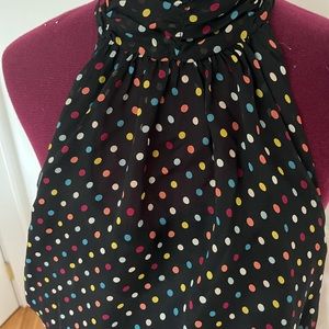 High Neck Rainbow Dot Corey Lynn Calter Dress